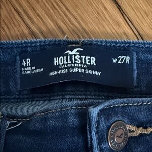 Hollister Blue Denim High-Rise Jeans